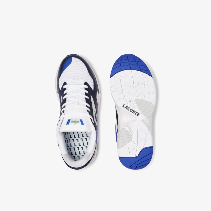 Men's Lacoste White / Navy Sneakers Storm 96 Lo Mesh Color-Pop YI3-16371S4