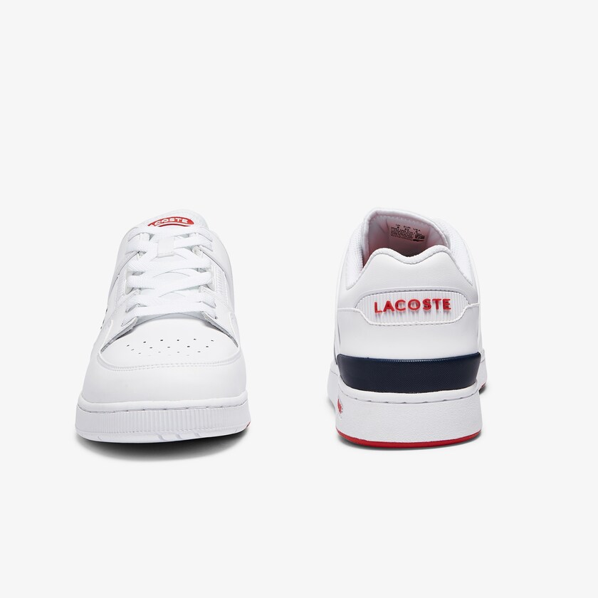 Men's Lacoste White / Navy / Red Sneakers Court Cage Leather NB7-57995O4