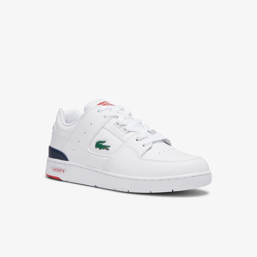 Men's Lacoste White / Navy / Red Sneakers Court Cage Leather NB7-57995O4