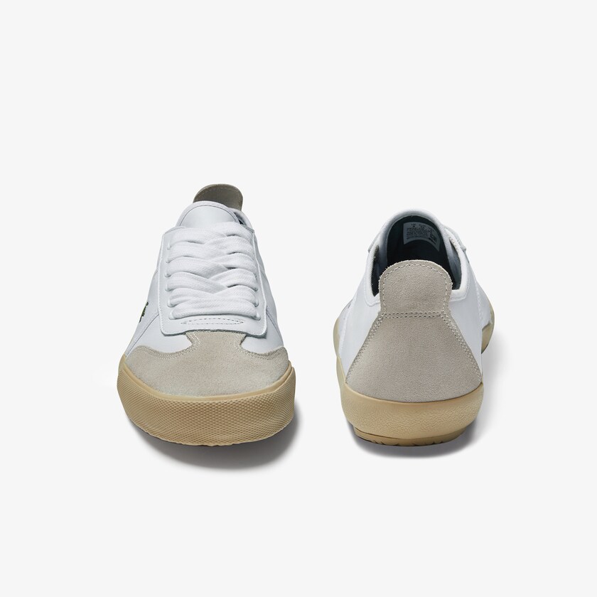 Women's Lacoste White / Off White Sneakers Contest Leather and Suede DT1-29902Z0