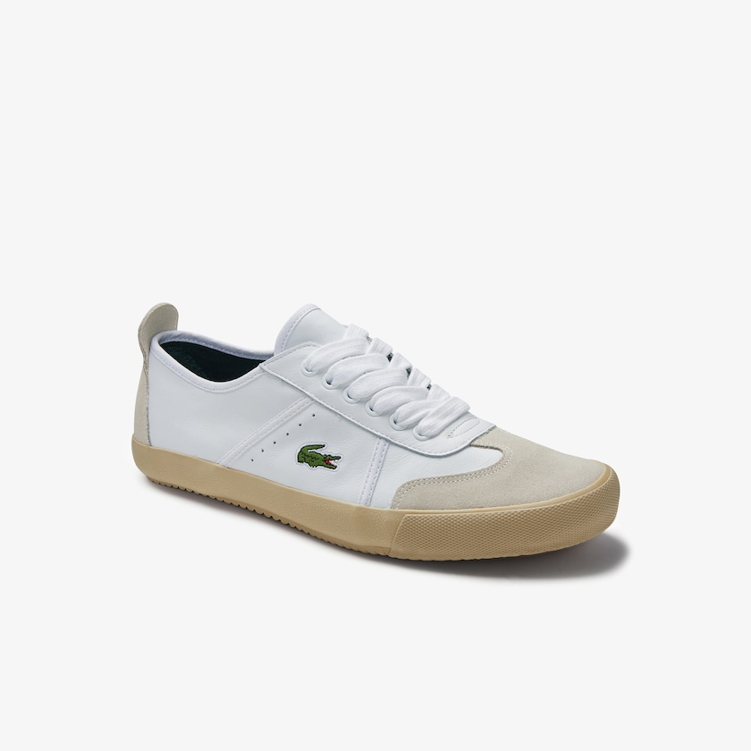 Women's Lacoste White / Off White Sneakers Contest Leather and Suede DT1-29902Z0