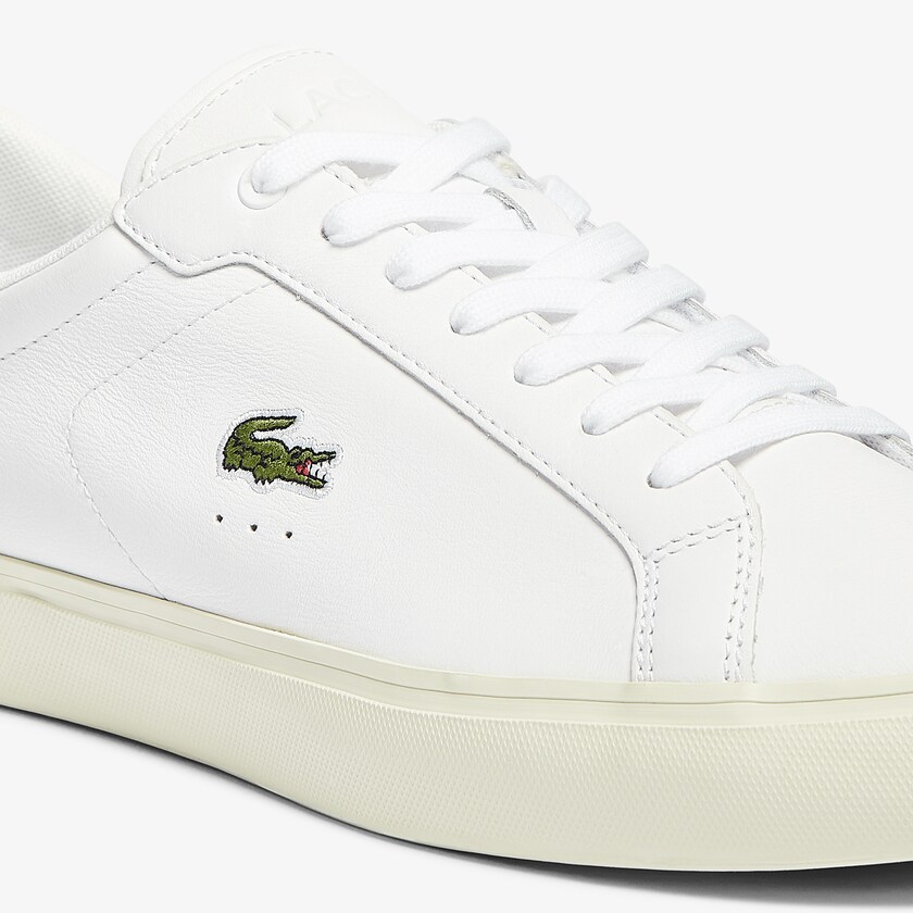 Men's Lacoste White / Off White Sneakers Powercourt Smooth Leather IL3-76767D4