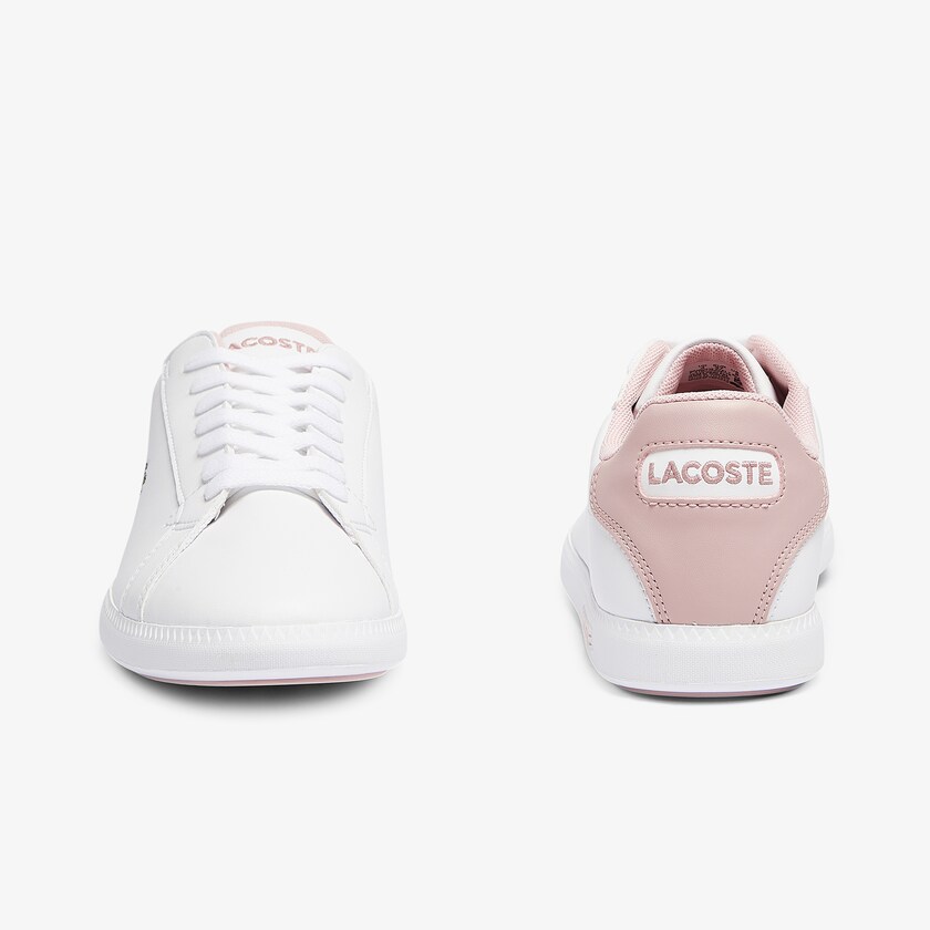 Kids' Lacoste White / Pink Sneakers Graduate Synthetic OY4-53295N9