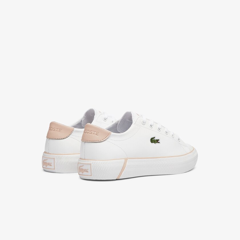 Women's Lacoste White / Pink Sneakers Gripshot BL Leather and Synthetic HA0-23612B0
