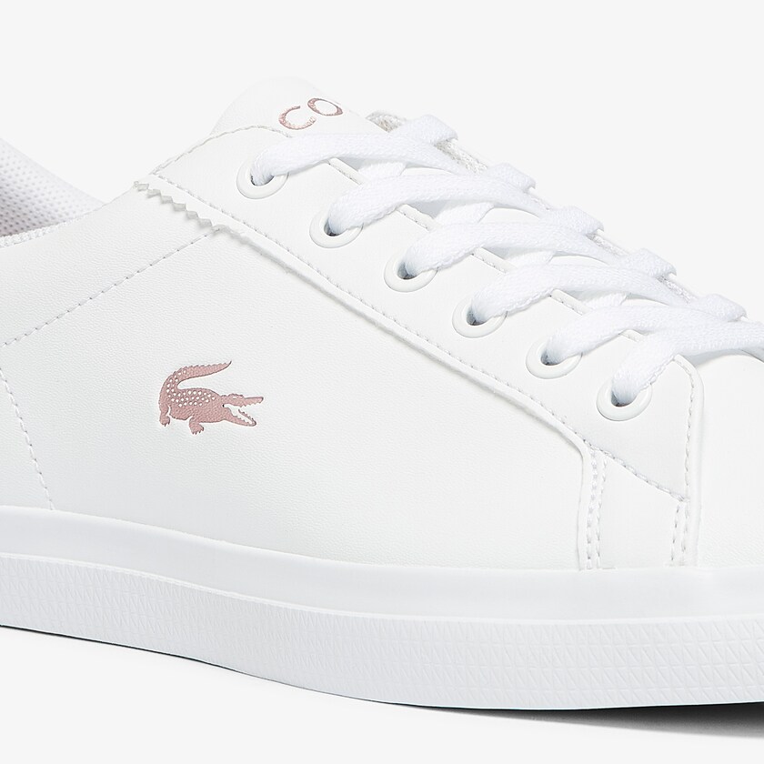 Kids' Lacoste White / Pink Sneakers Lerond Synthetic Iridescent KQ2-52365B7
