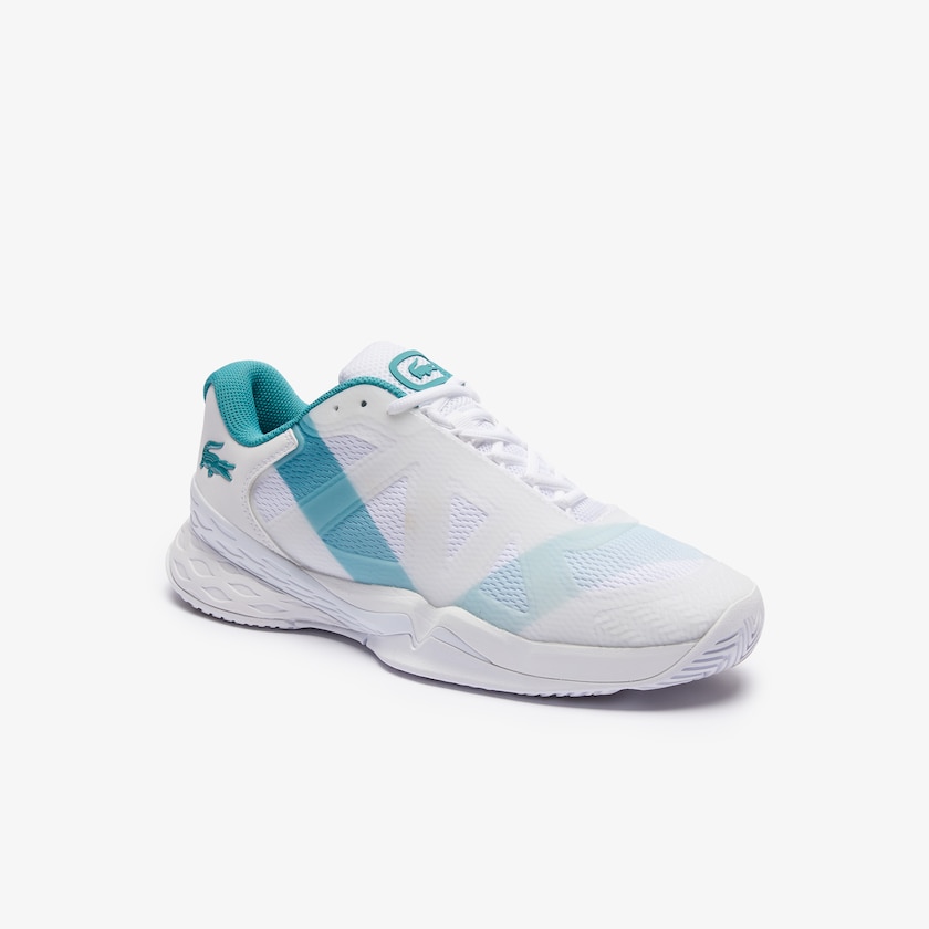Men's Lacoste White / Turquoise Sneakers LC Scale L20 Textile and Synthetic VO9-27432N3
