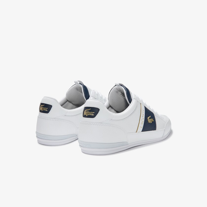 Men's Lacoste White / White Sneakers Chaymon Leather and Carbon Fibre QD4-83018N7