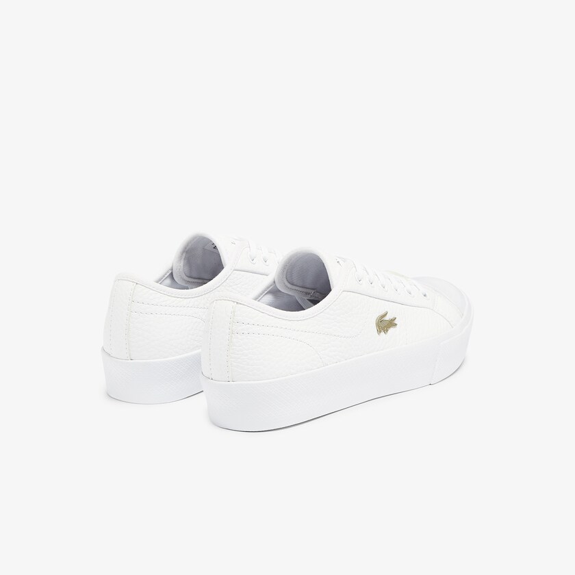 Women's Lacoste White / White Sneakers Ziane Plus Grand Leather OC2-29152B6