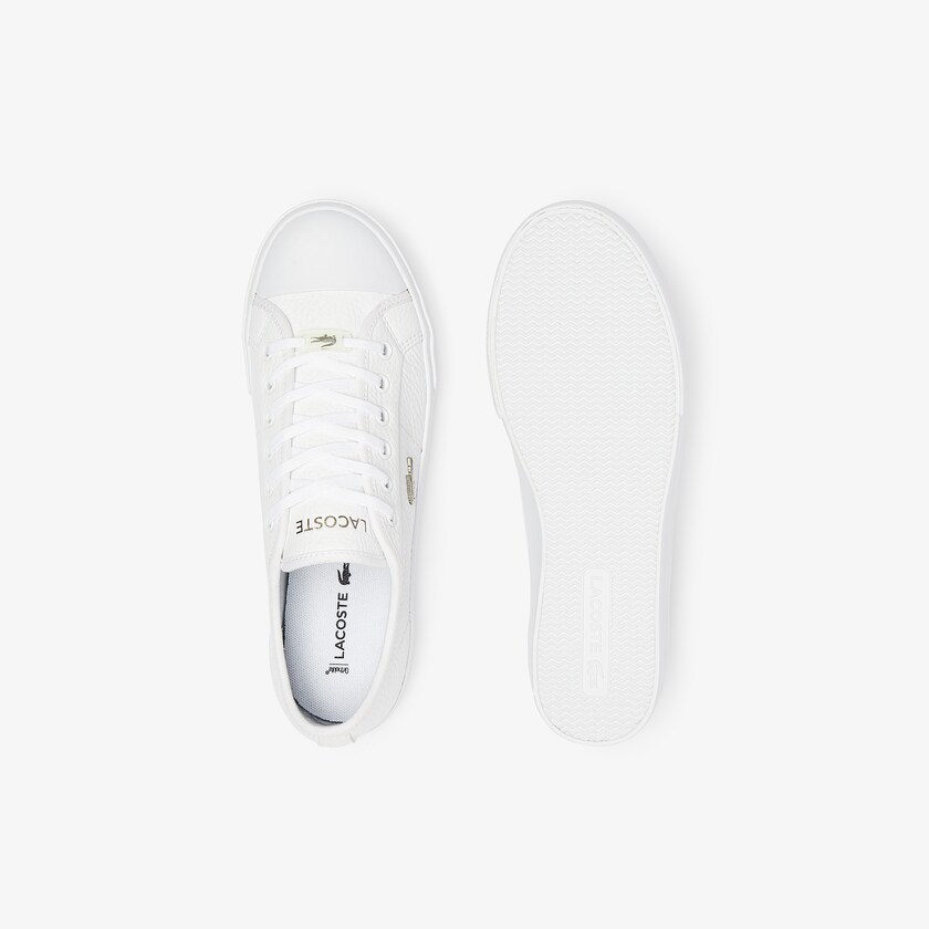 Women's Lacoste White / White Sneakers Ziane Plus Grand Leather OC2-29152B6