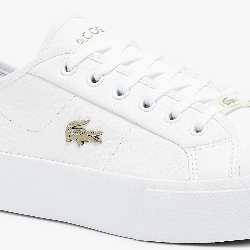 Women's Lacoste White / White Sneakers Ziane Plus Grand Leather OC2-29152B6