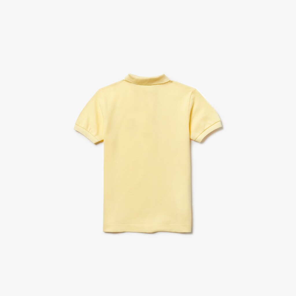 Kids' Lacoste Yellow Polo Shirts Embroidered Cotton Petit Piqué PR8-60736M6
