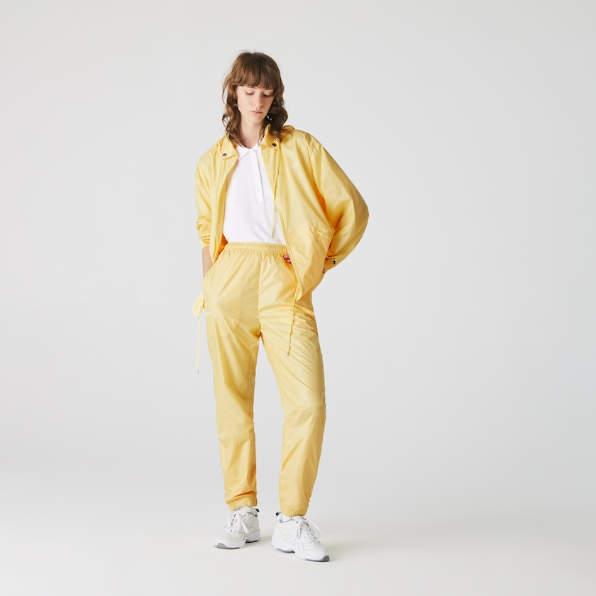 Women's Lacoste Yellow Jackets LIVE Lightweight Collapsible Zip Rain GM9-88998C8