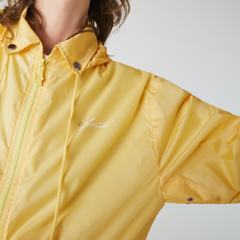 Women's Lacoste Yellow Jackets LIVE Lightweight Collapsible Zip Rain GM9-88998C8