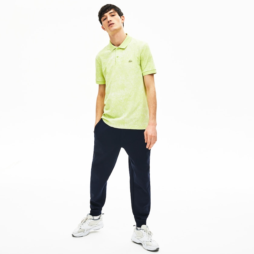 Men's Lacoste Yellow Shirts Motion Premium Piqué Polo WC3-16501W4