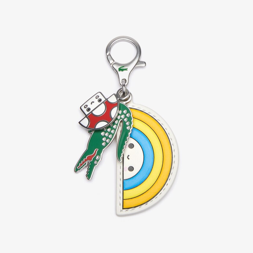 Men's Lacoste Yellow Bags x FriendsWithYou Coloured Metal Charm Keyring SX7-52305U1
